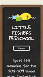 Mobile Screenshot of littlefisherspreschool.org